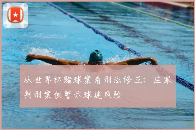 从世界杯赌球案看刑法修正:庄家判刑案例警示球迷风险